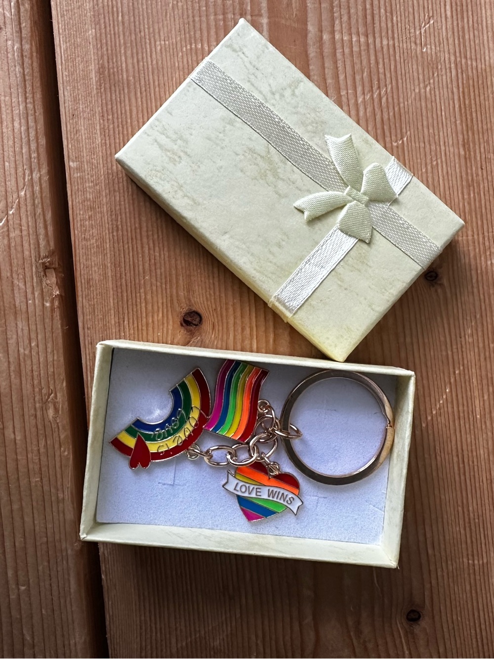 Love is Love LGBTQIA+ Pride Keychain